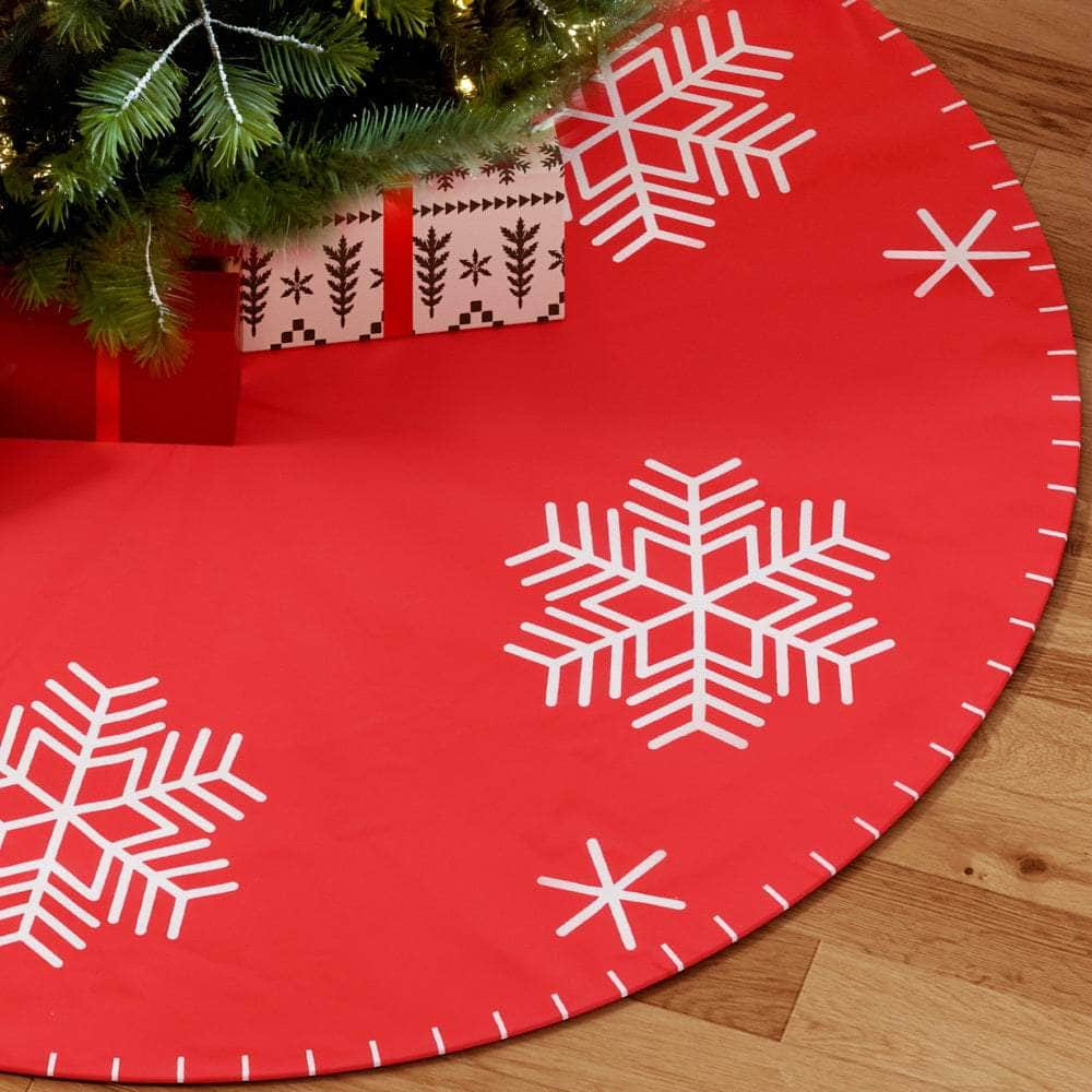 120cm Snowflake Christmas Tree Skirt