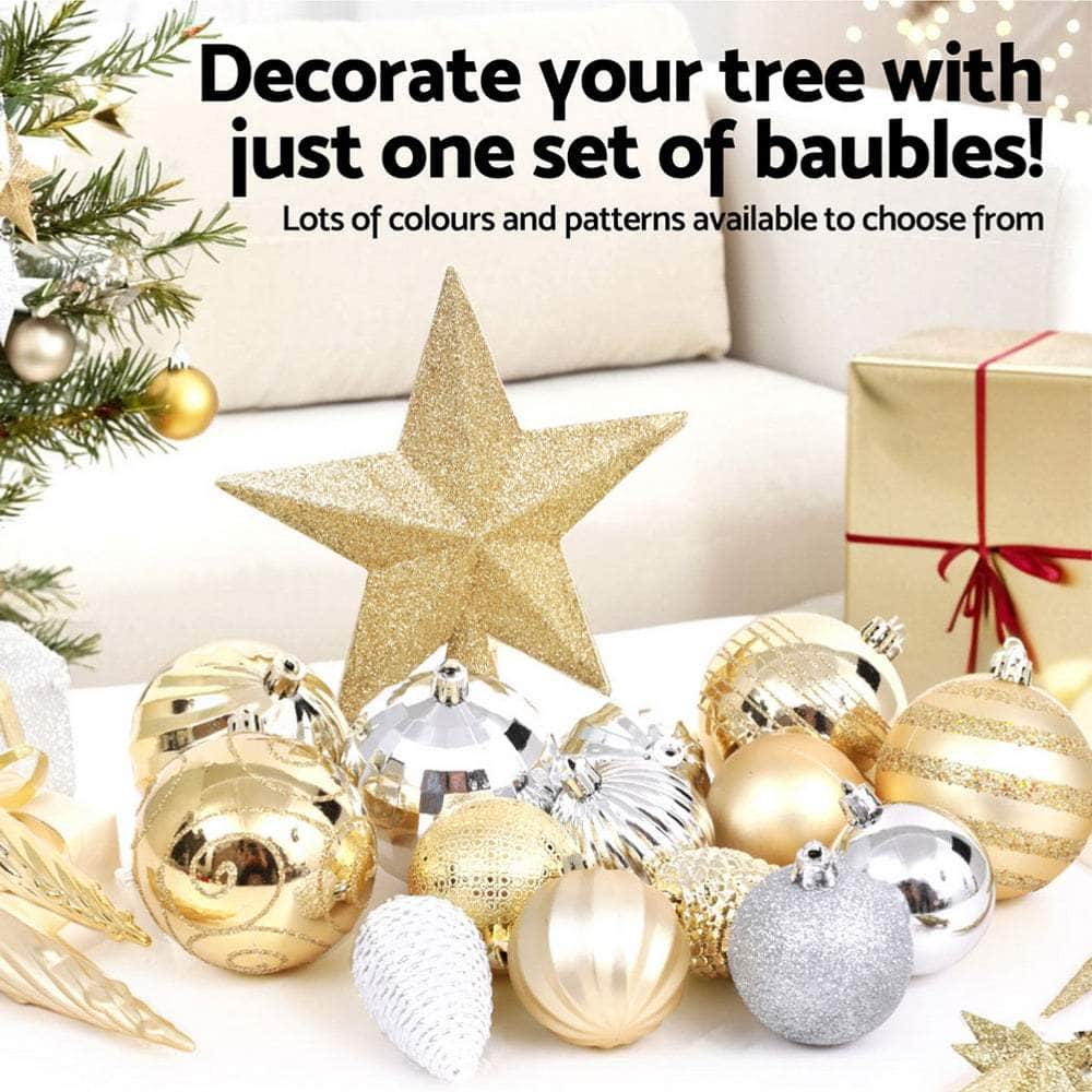 125pcs Christmas Tree Decorations Set Baubles OrnamentsÂ Party