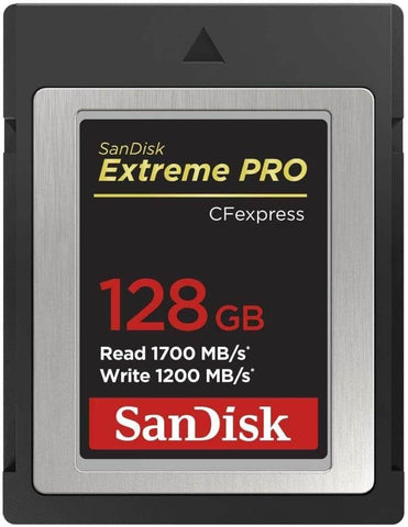 128Gb Extreme Pro Cfexpress Card Type Read 1700 Mb/S Write 1200Mb/S