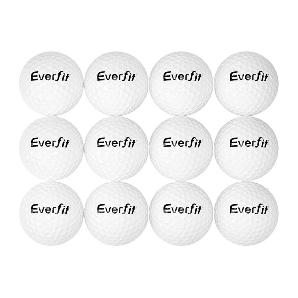 12Pcs Golf Ball Set Reusable Distance Golf Balls Practice Training