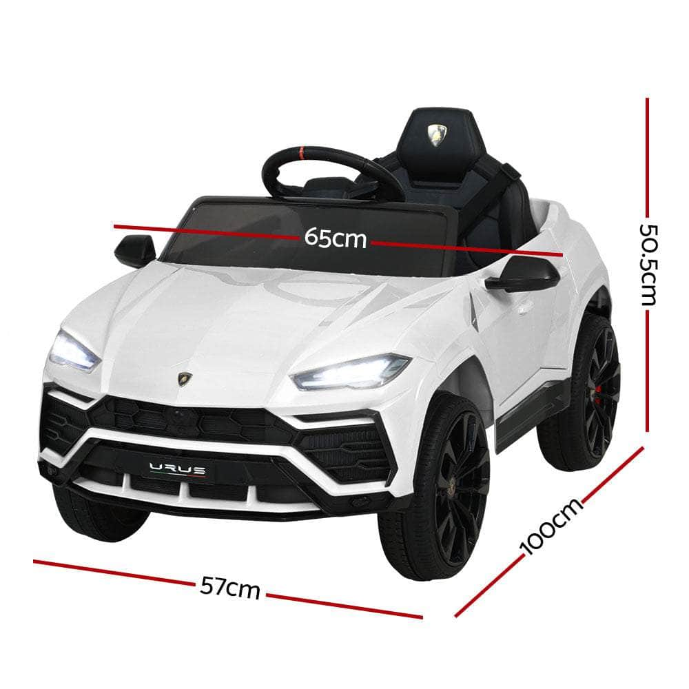 12V Electric Kids Ride On Toy Car-White