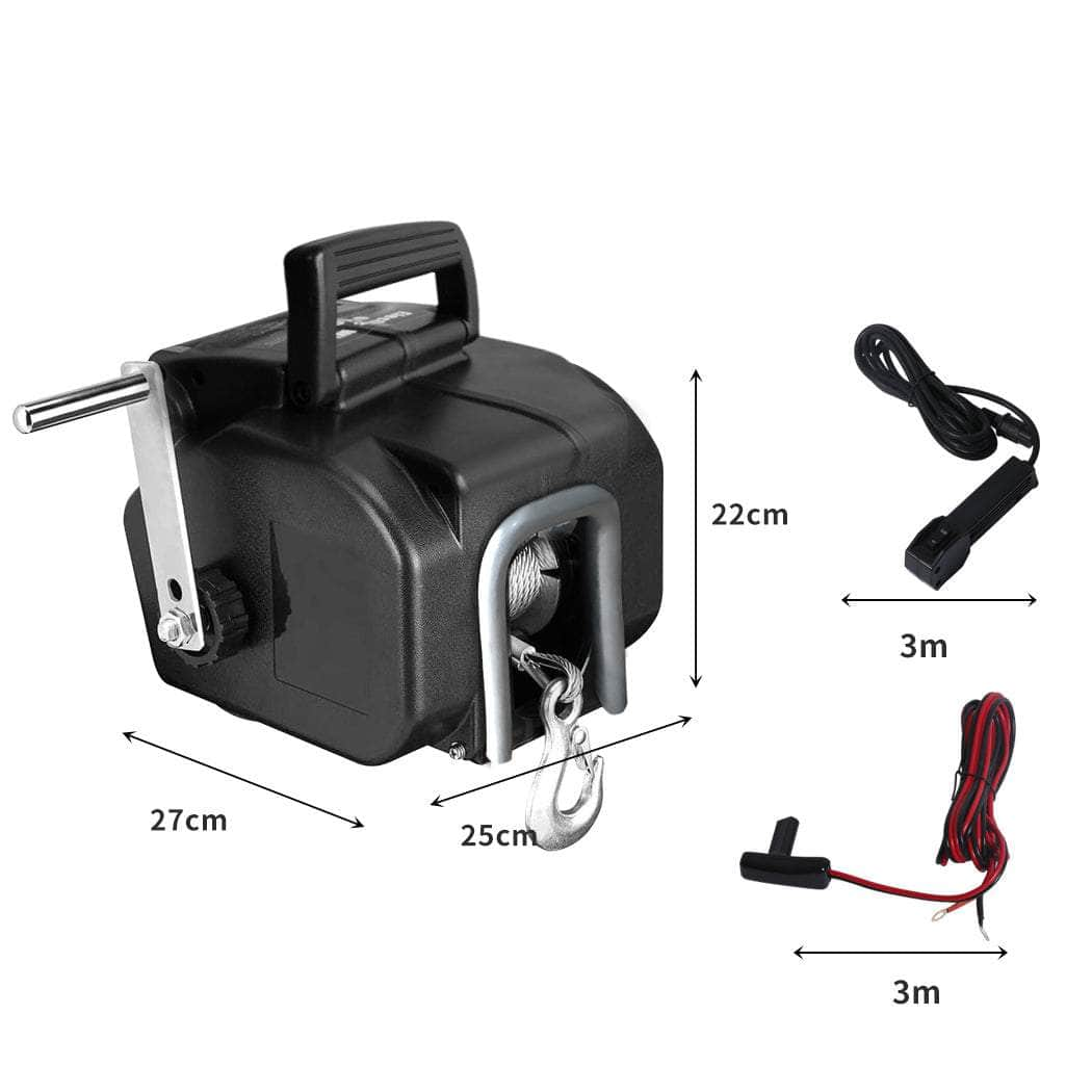 12V Portable Electric Boat Trailer Winch