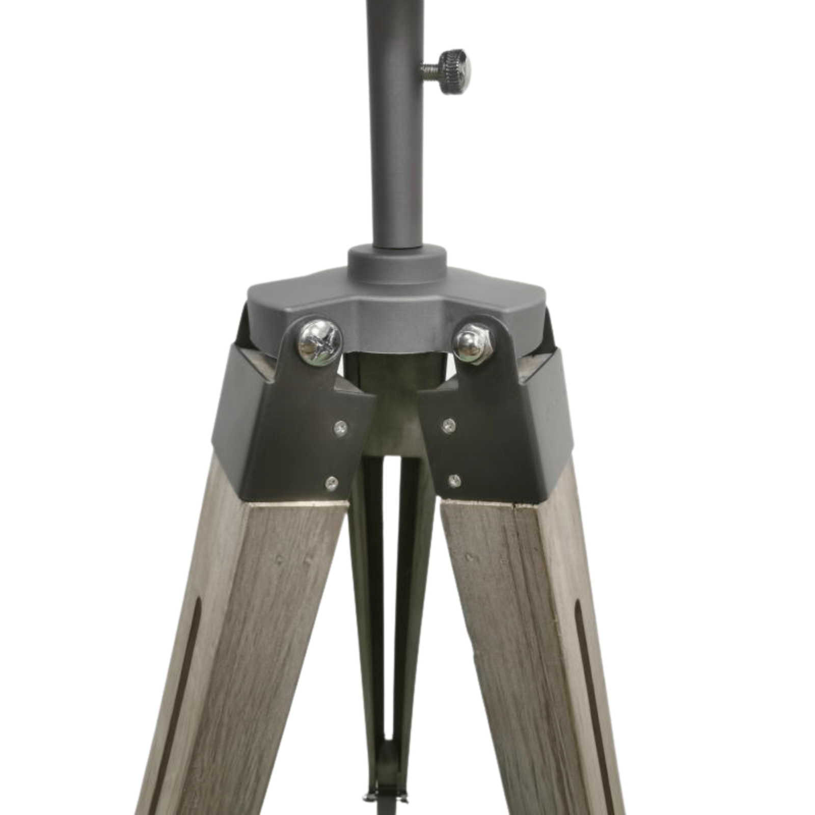 139Cm Nautical Tripod Floor Lamp - Steel Grey