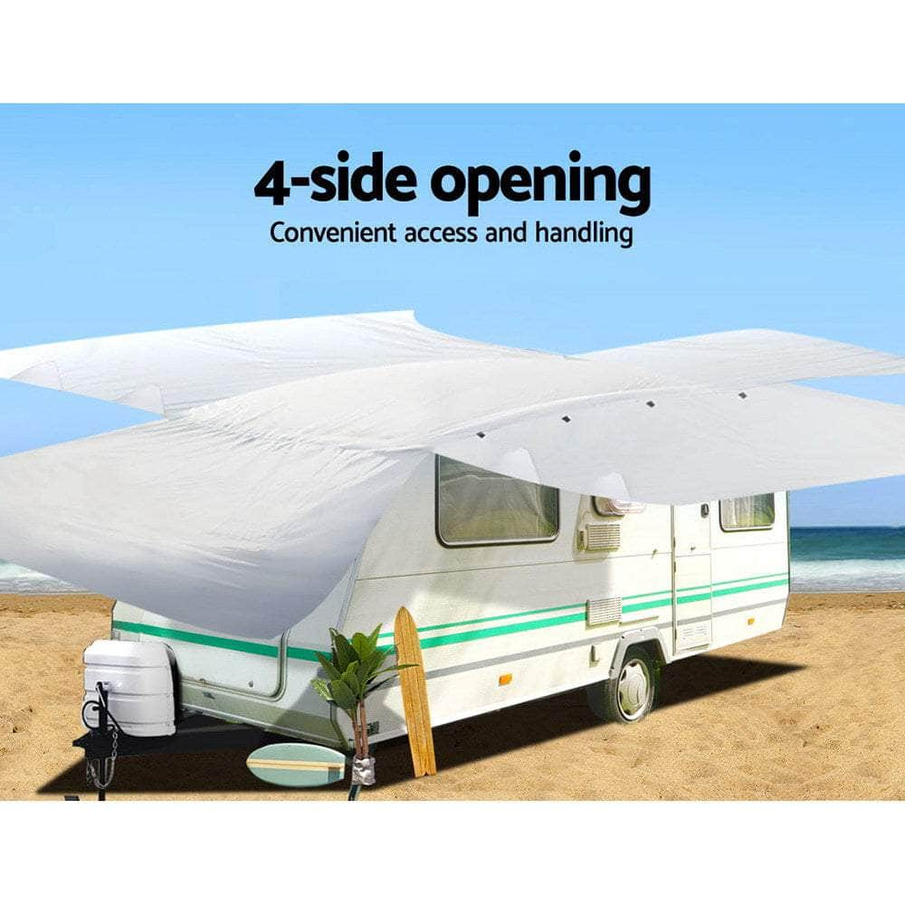 14-16Ft Caravan Cover 4 Layer Uv Water Resistant