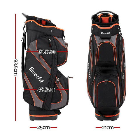 14-Divider Golf Bag - Rain Cover & Stand