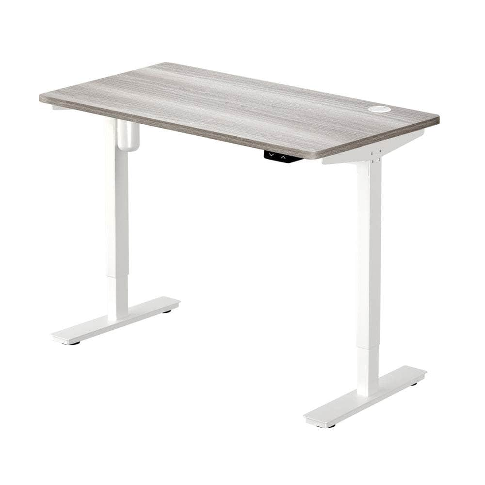 140CM Electric Standing Desk Adjustable Black&Grey-Oak