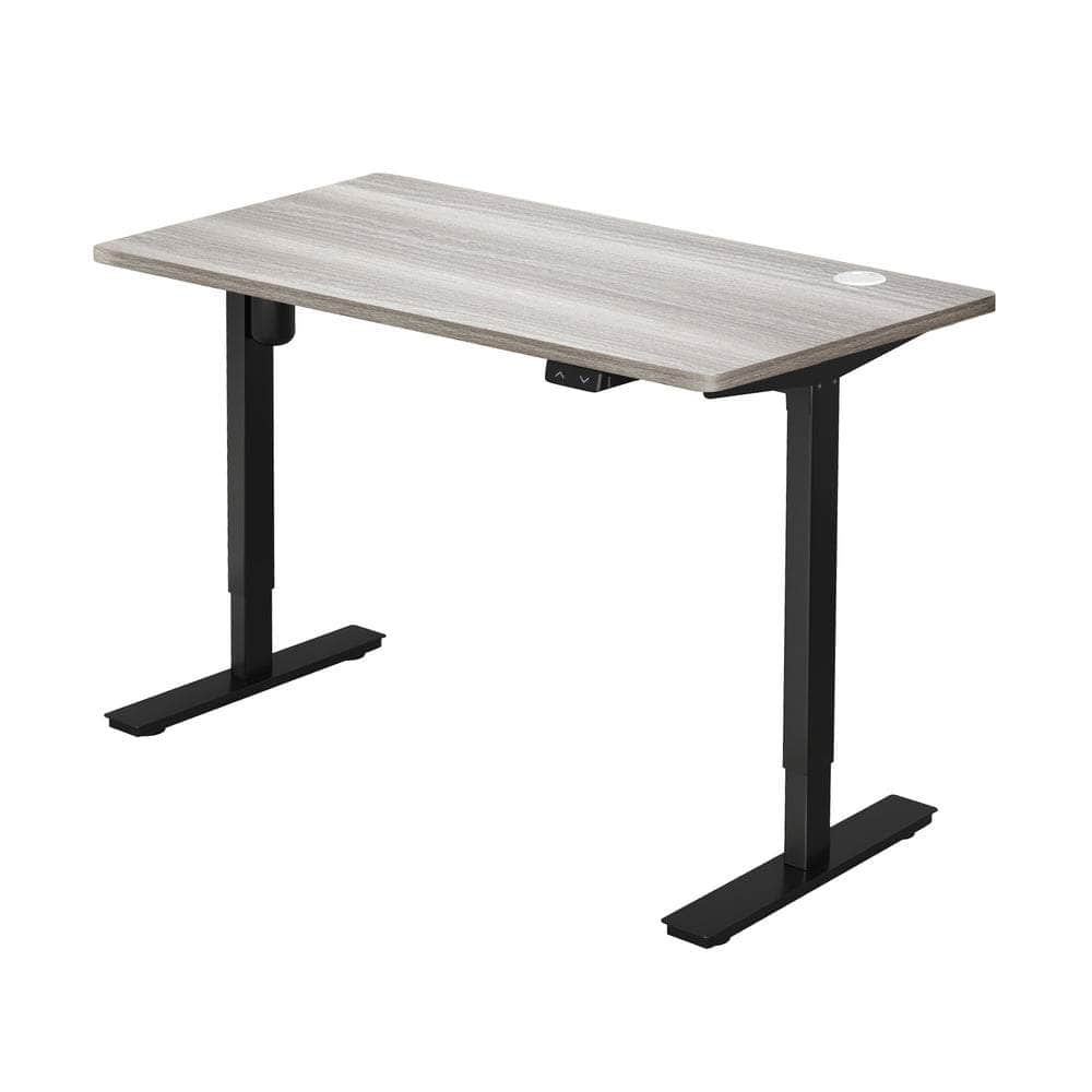 140CM Electric Standing Desk Adjustable Black&Grey-Oak