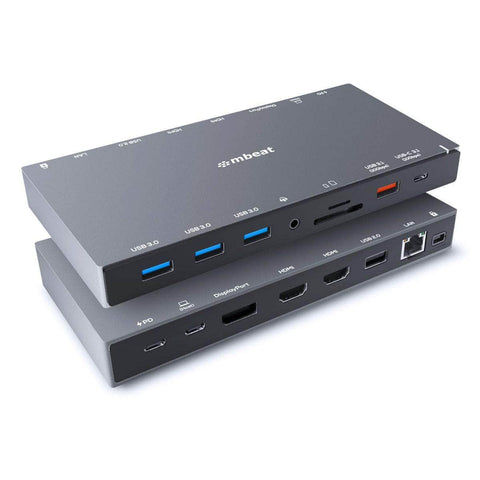 15-in-1 Triple Display USB-C Dock: Streamline Your Workstation Setup