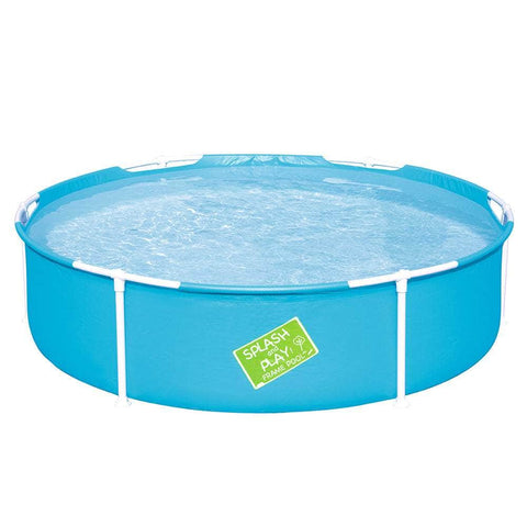 152X38Cm Round Steel Frame Above Ground Swimming Pool 580L