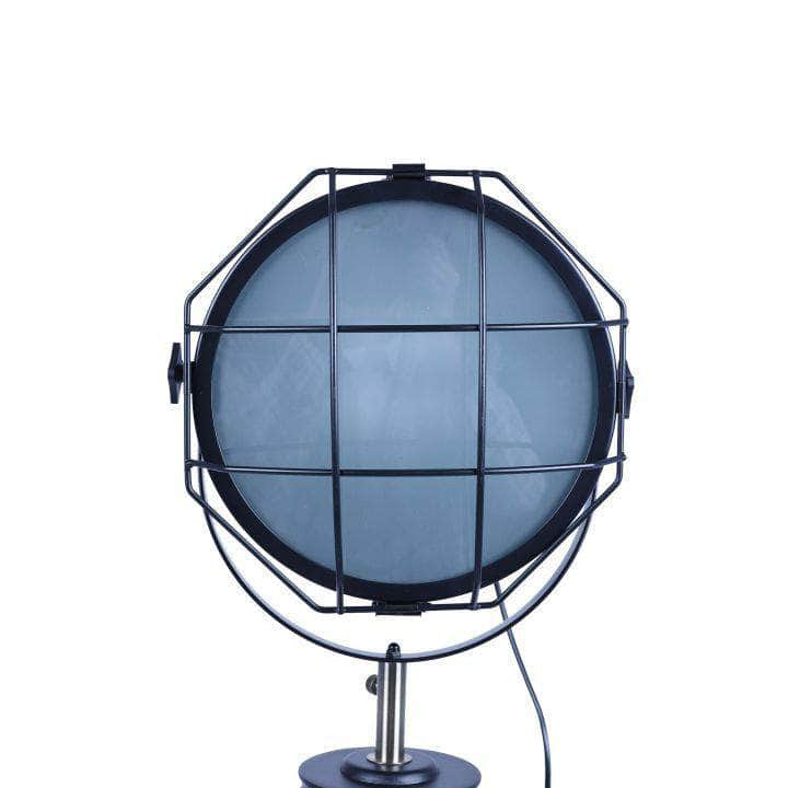 158Cm Nautical Tripod Floor Lamp - Matte Black