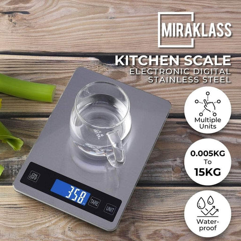 15kg Capacity Electronic Digital LCD Kitchen Weighing Scale