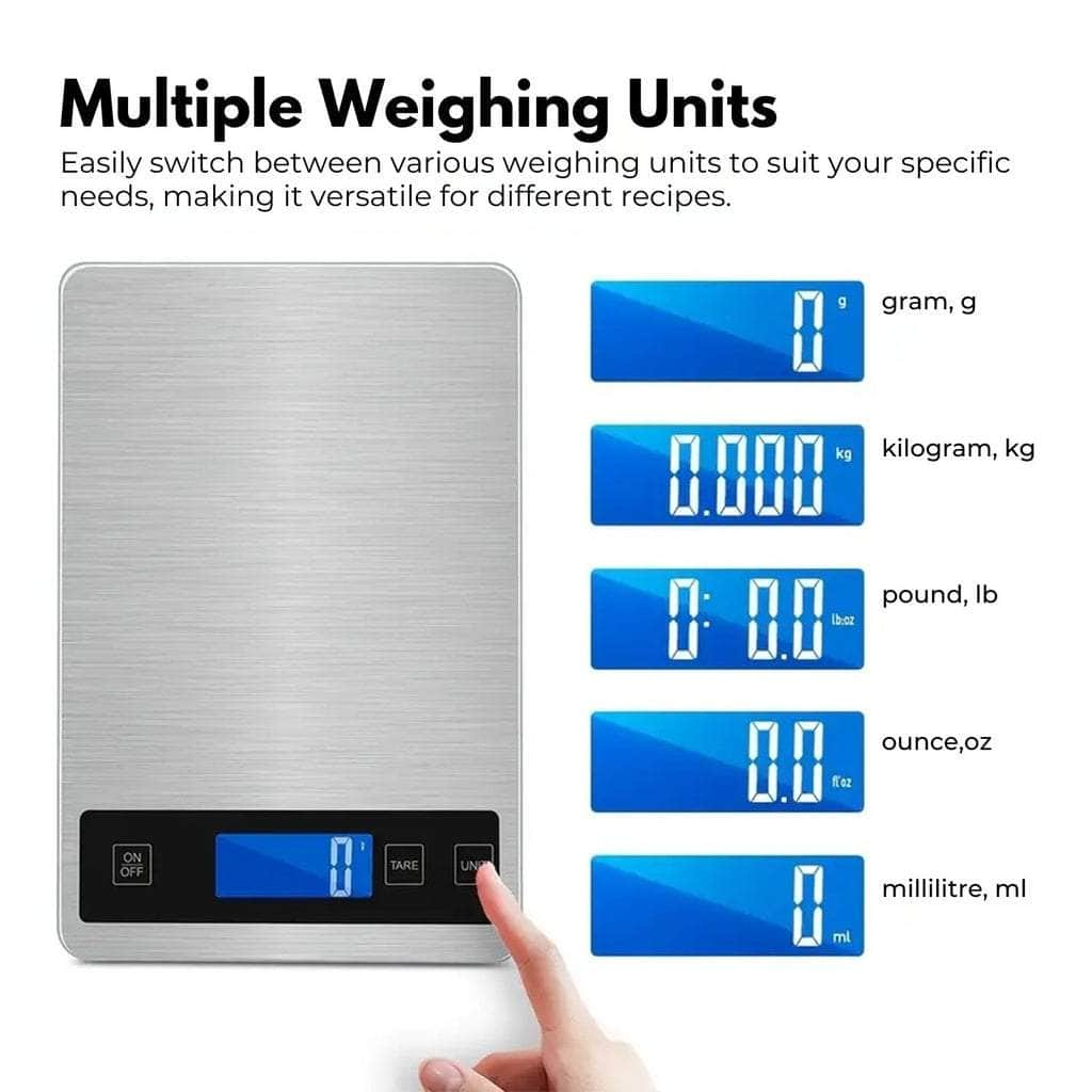 15kg Capacity Electronic Digital LCD Kitchen Weighing Scale