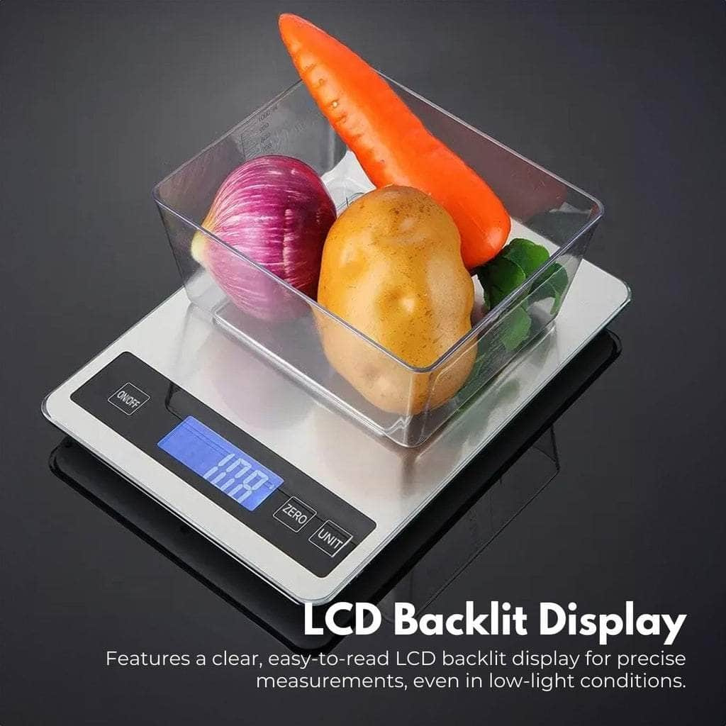 15kg Capacity Electronic Digital LCD Kitchen Weighing Scale