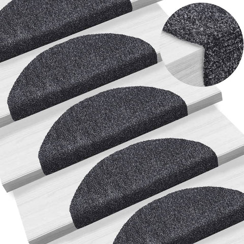 15pcs Self-adhesive Stair ats Needle Punch--Dark Grey