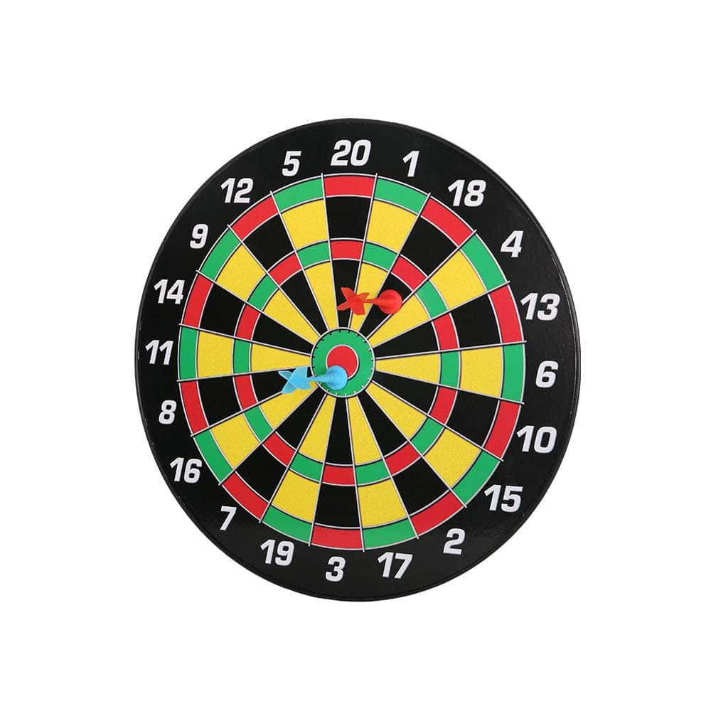 16" Dartboard Dart Board With Magnetic Darts Kids Toy Gift