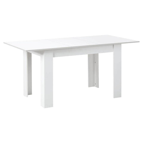 160cm Extendable Dining Table Cafe Table White