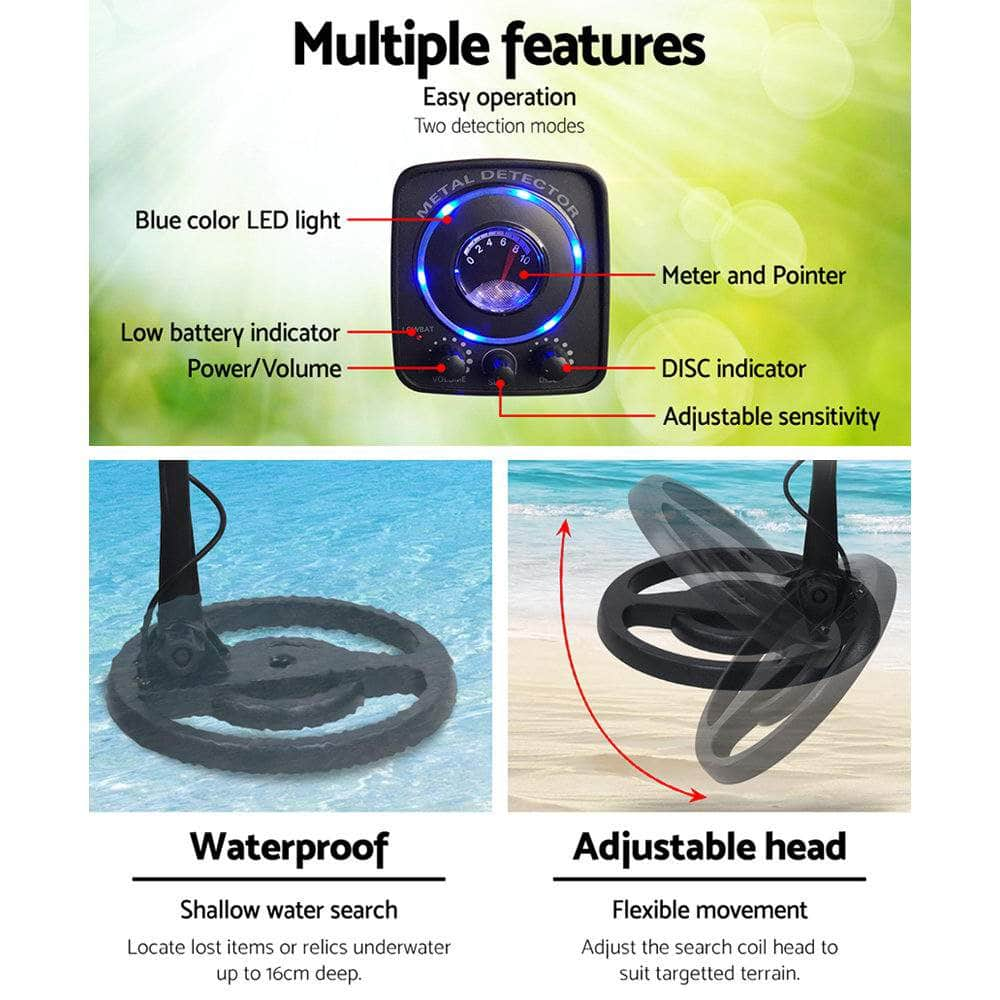 160Mm Deep Waterproof Treasure Hunter Metal Detector