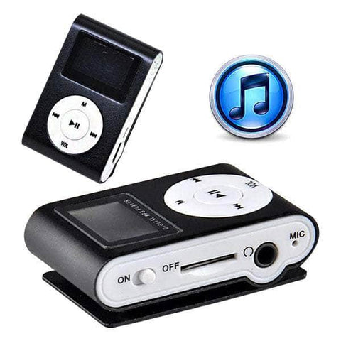 16G Mp3 Music Player With Usb Cable & Earphone Black