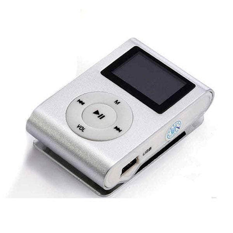 16G Mp3 Music Player With Usb Cable & Earphone Silver