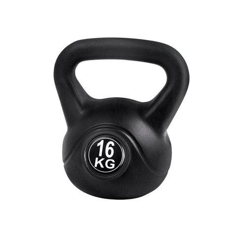 16Kg Kettlebell Set Weight Lifting Bench Dumbbells Kettle Bell