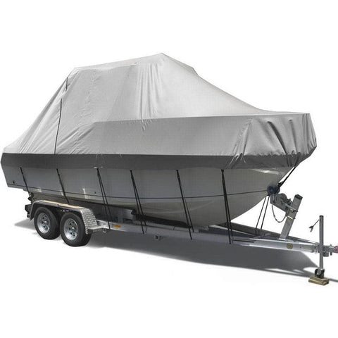 17-19Ft Boat Cover Trailerable Jumbo 600D Marine Heavy Duty