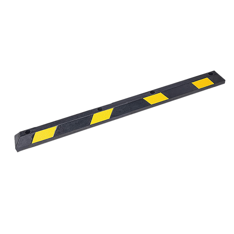 180Cm Heavy Duty Rubber Curb Parking Guide With Reflective Yellow