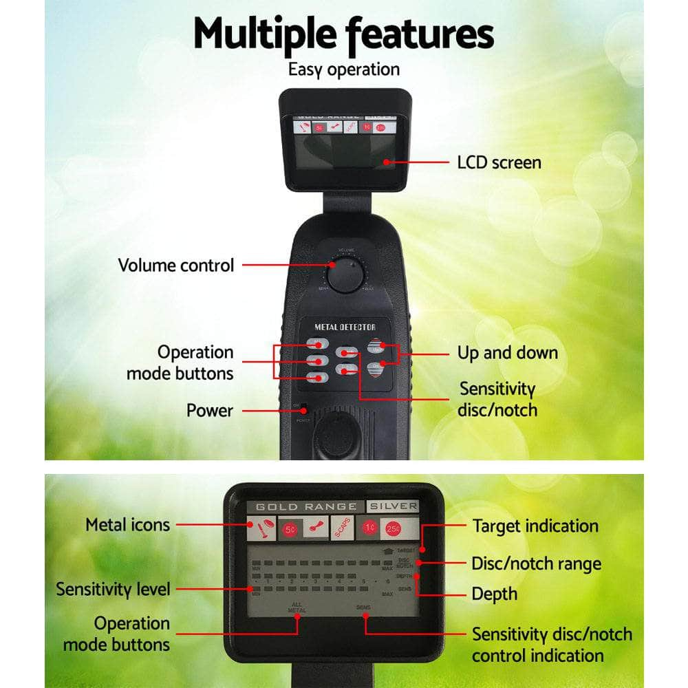 180Mm Deep Waterproof Pinpointer Metal Detector