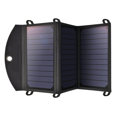 19W Portable Solar Panel Charger Sunpower Panels Dual Usb Charger