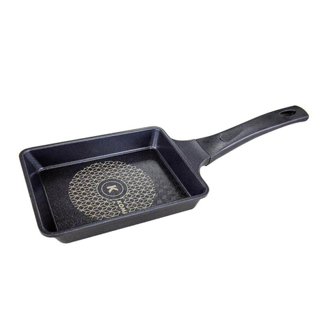 19X14Cm Black Shinewon Square Pan Non-Stick Titanium Coat