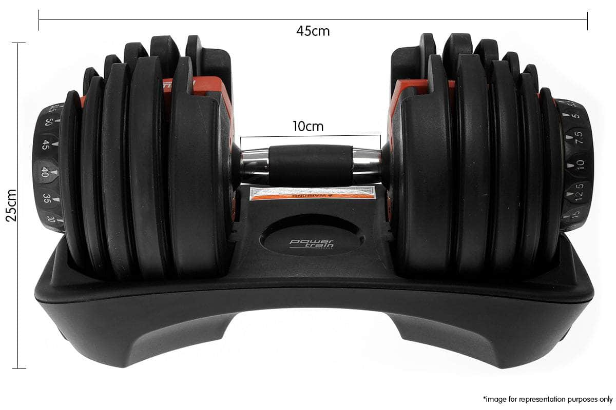 1x 40kg Adjustable Dumbbell