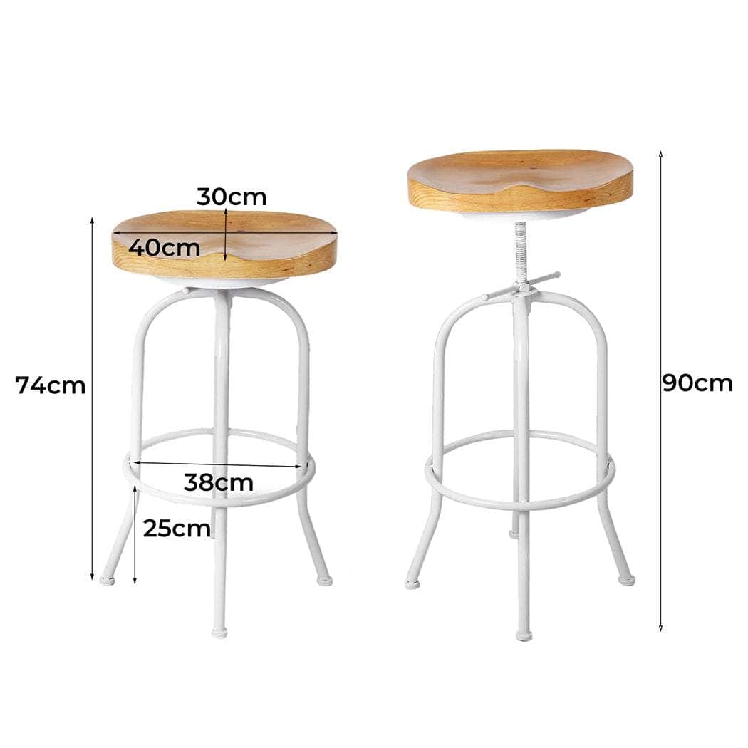 1x Industrial Bar Stool Kitchen