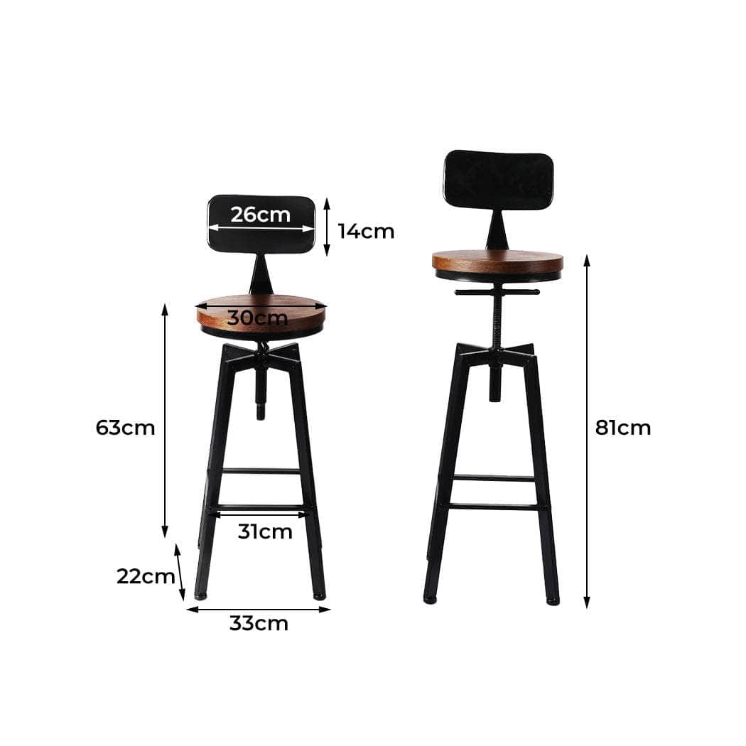 1x Industrial Bar Stools - Kitchen