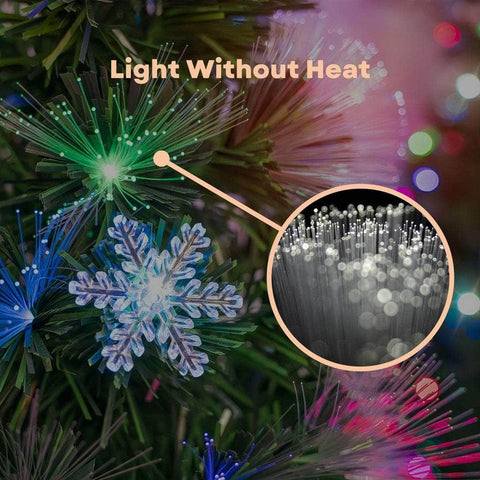 2.1m Fiber Optic Artificial Christmas Trees FS-TREE-03