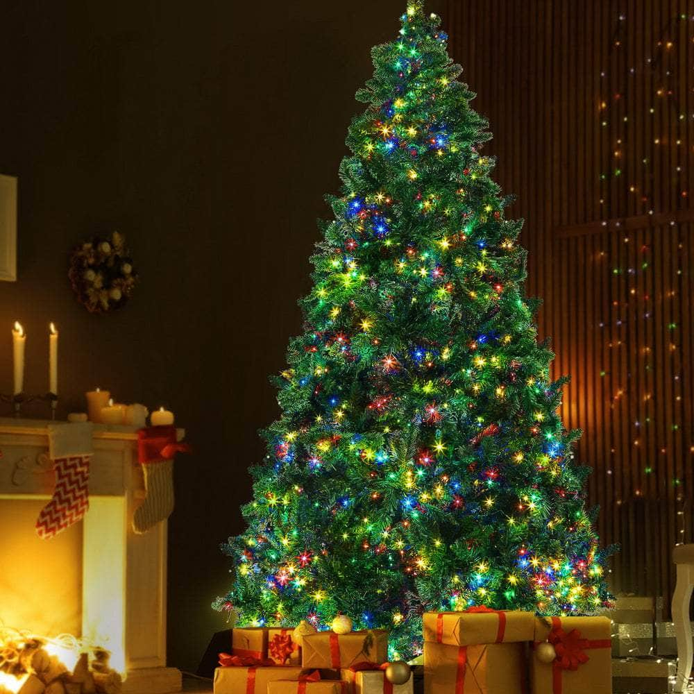 2.1m Multi-Color LED Christmas Tree - 8 Light Modes