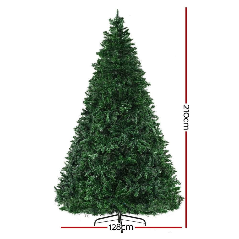 2.1m Multi-Color LED Christmas Tree - 8 Light Modes