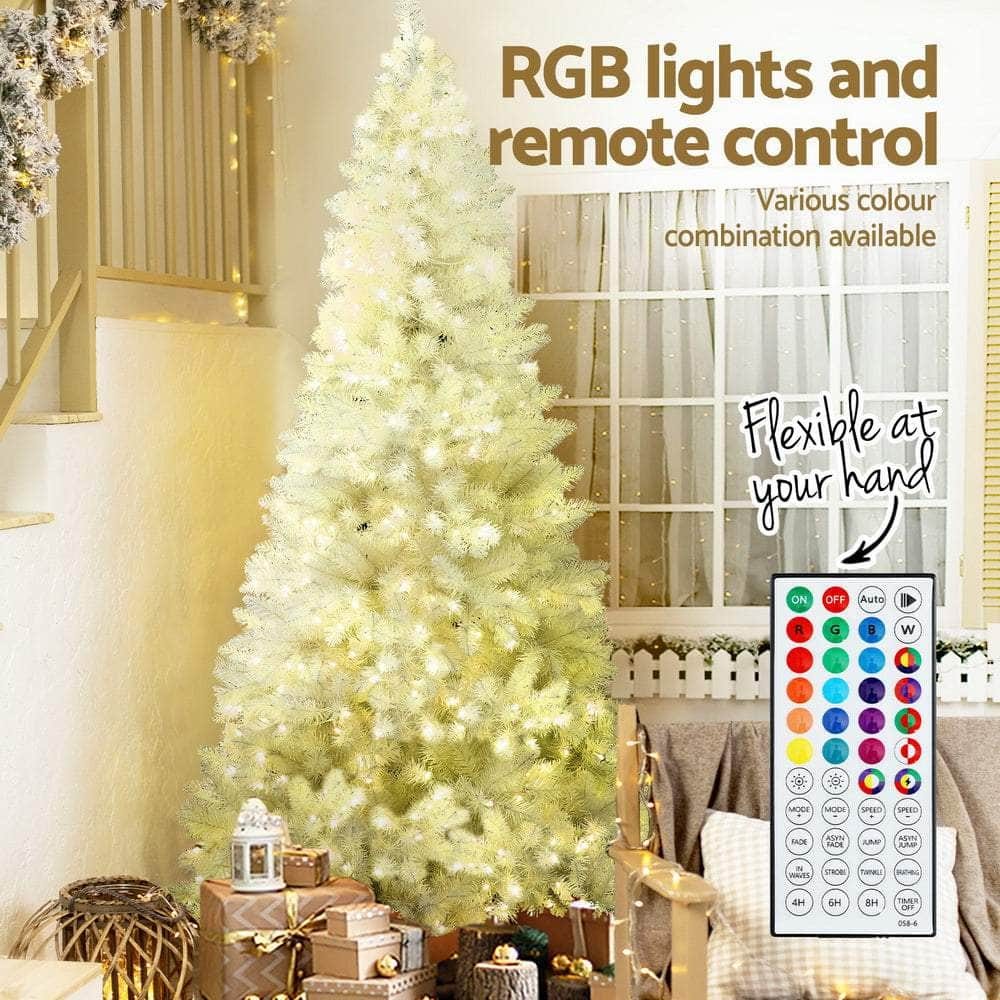 2.1m RGB Remote LED Christmas Tree - 1310 Tips