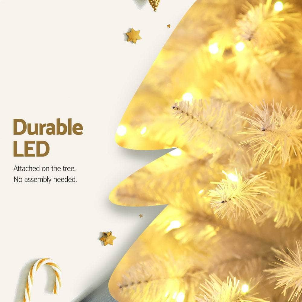 2.1m White LED Christmas Tree - 1260 Tips Decoration