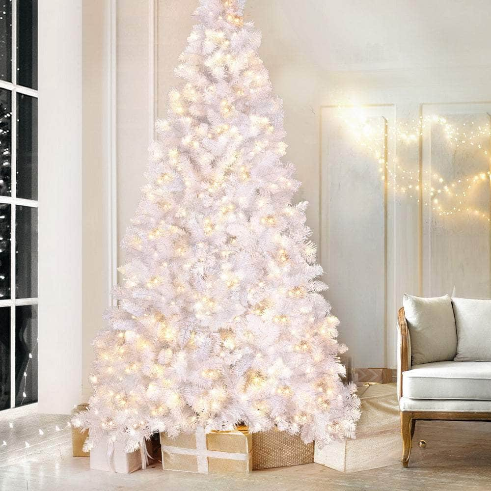 2.1m White LED Christmas Tree - 1260 Tips Decoration