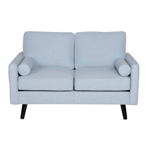 2/2.5 Seater Sofa Fabric Uplholstered Lounge Couch - Light Blue