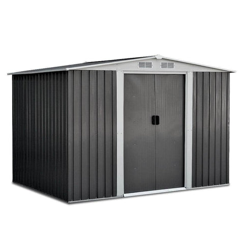 2.58X2.07M Outdoor Garden Shed With Sliding Door