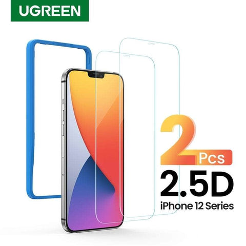 2.5D Full Cover Hd Screen Tempered Protective Film For Iphone 12/5.4" Twin Pack