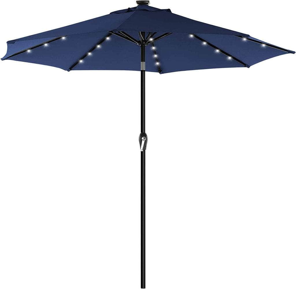 2.7M Patio Outdoor Table Umbrella White