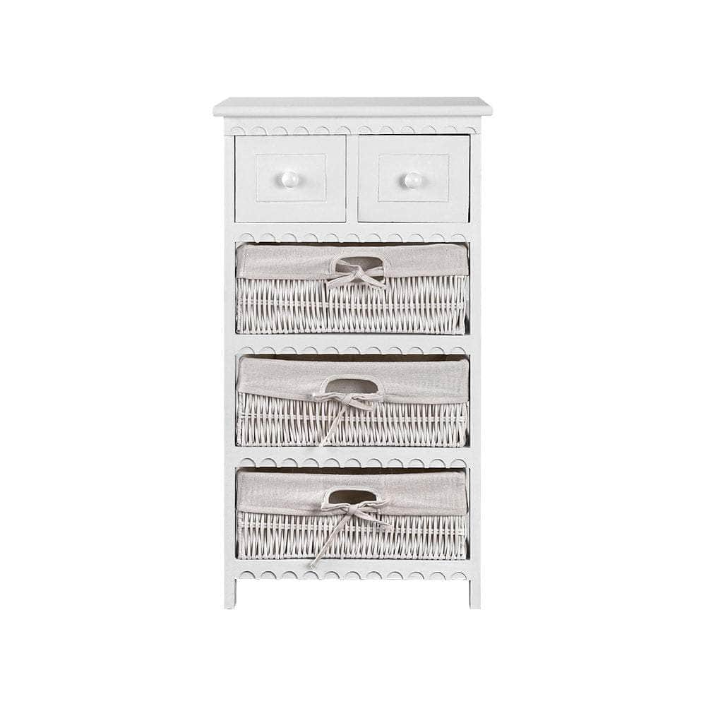 2 Chest Of Drawers With 3 Baskets - Eliot