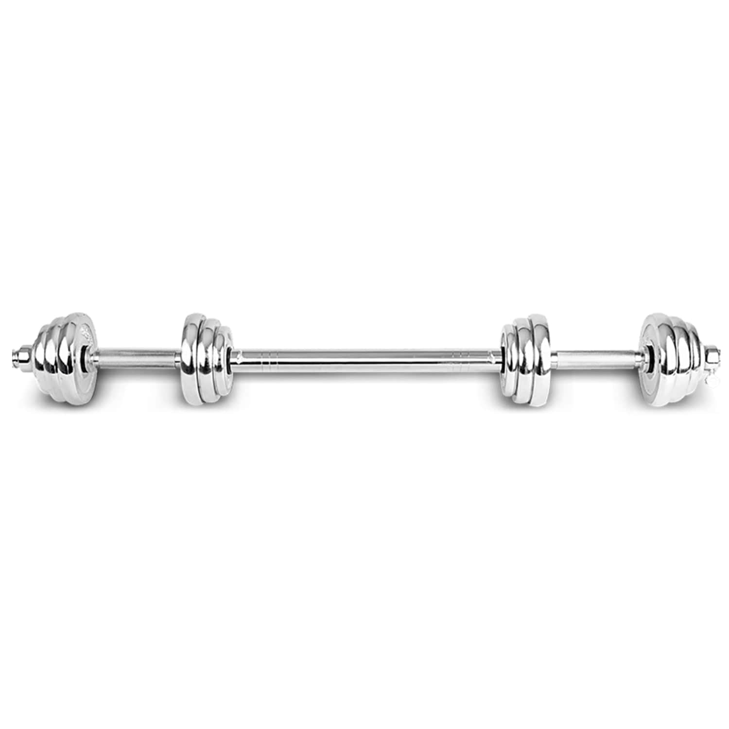 2-in-1 Dumbbell Barbell Set with Case 30kg