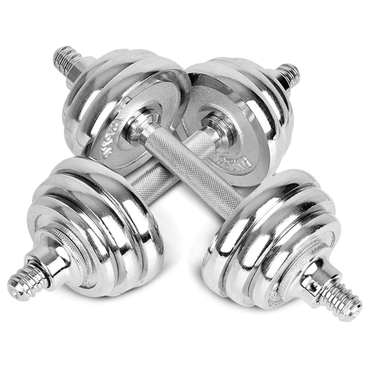 2-in-1 Dumbbell Barbell Set with Case 30kg