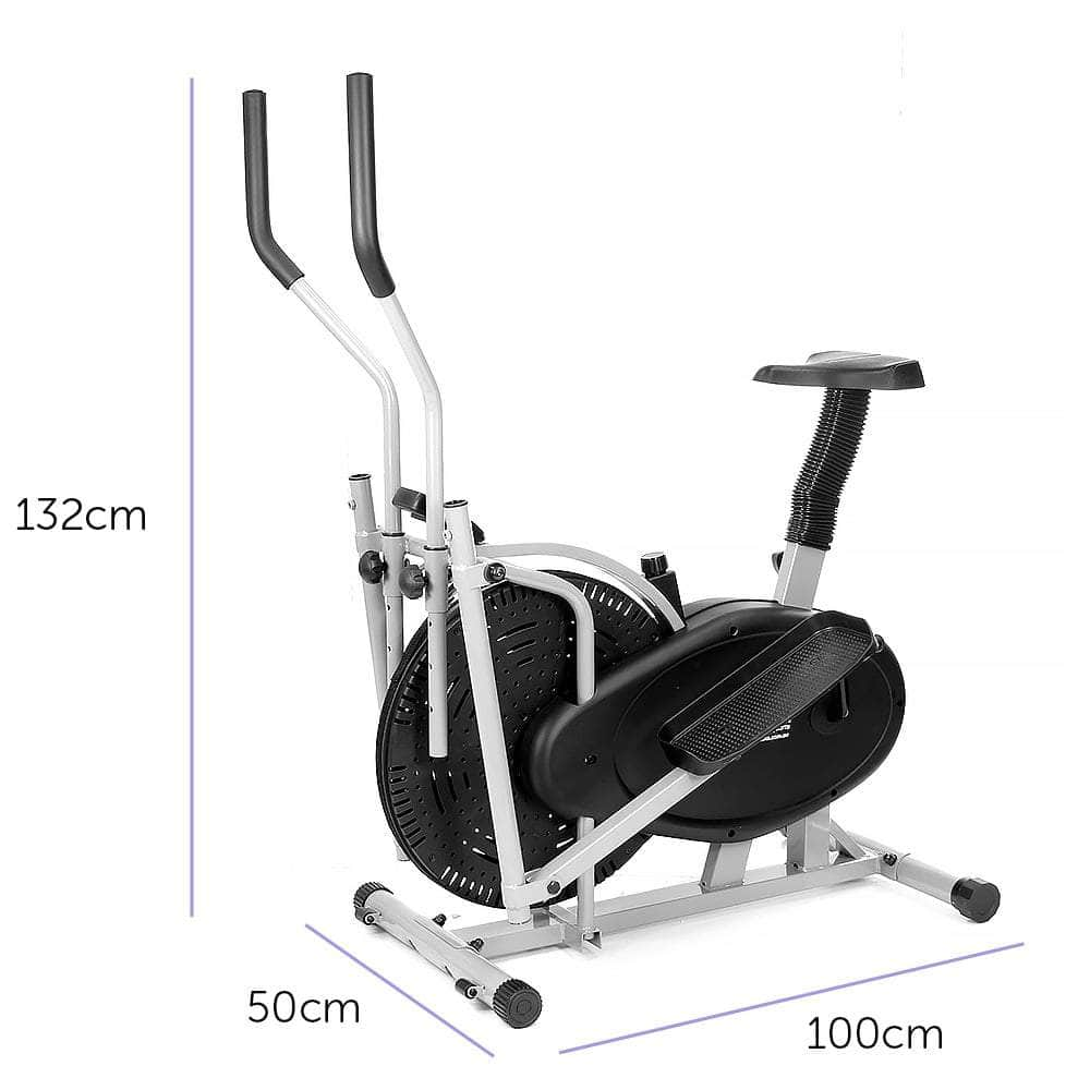 2-in-1 Elliptical Cross Trainer and Exercise Bike