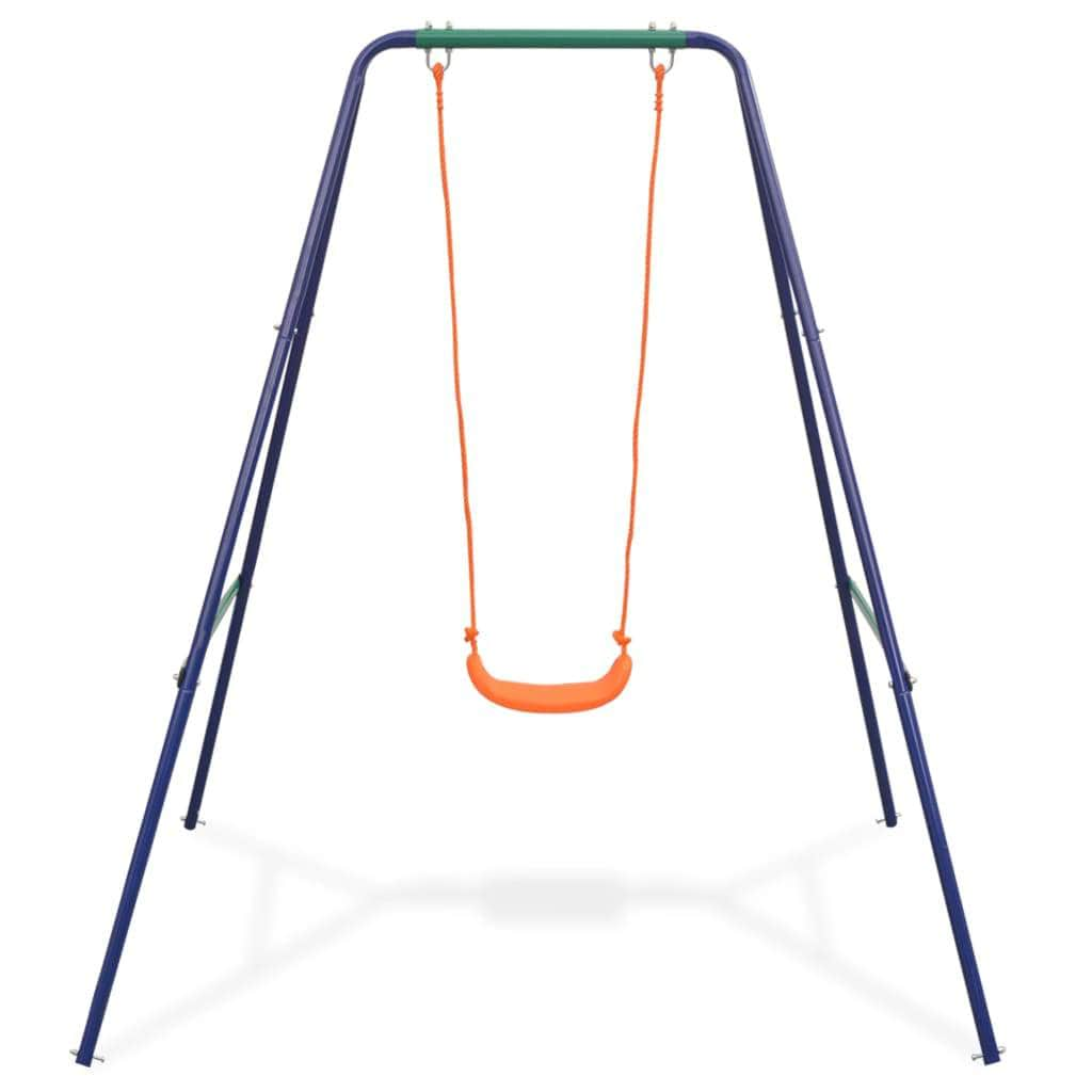 2-in-1 Single Swing and Toddler Swing Orange