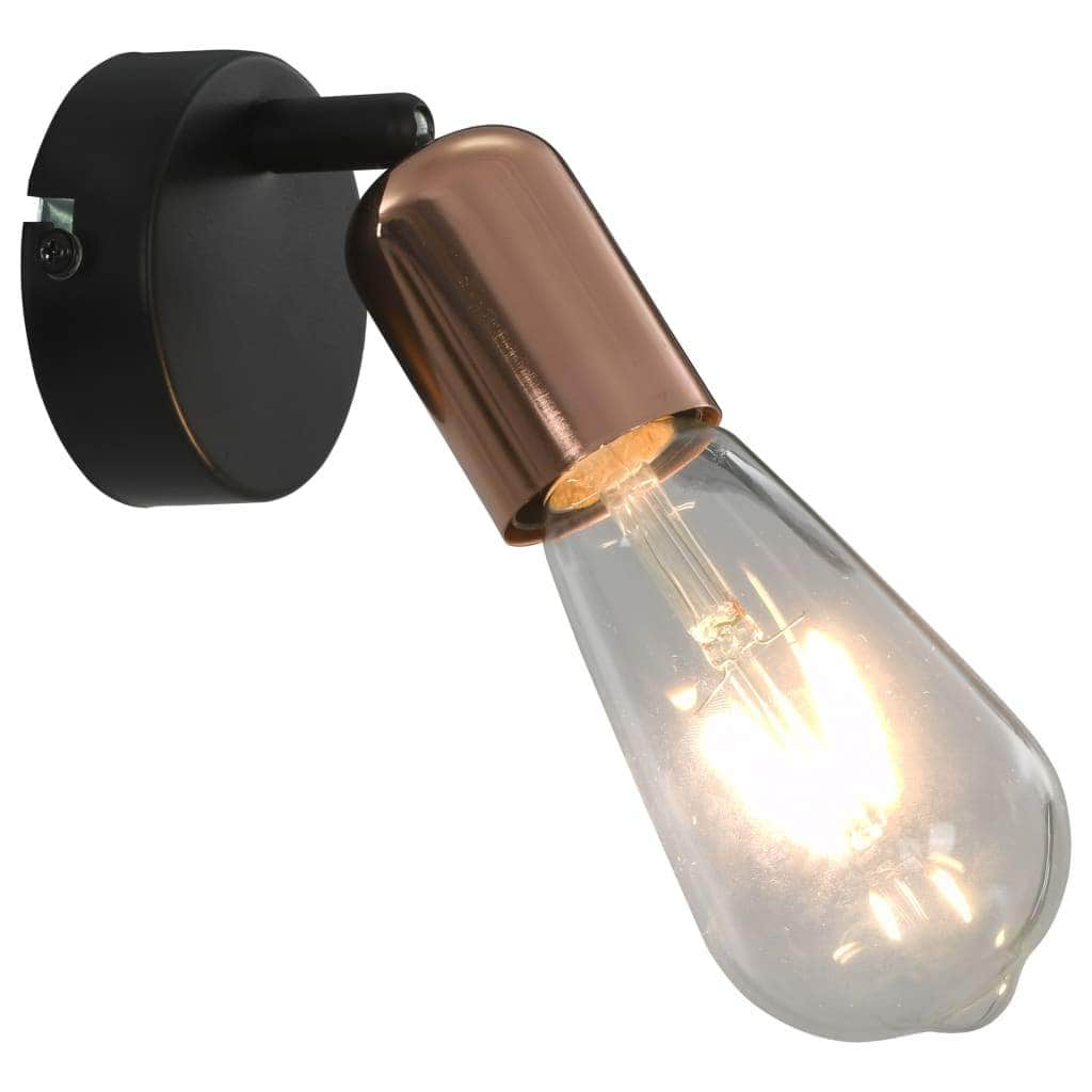 2 pcs Spot Lights with Filament Bulbs