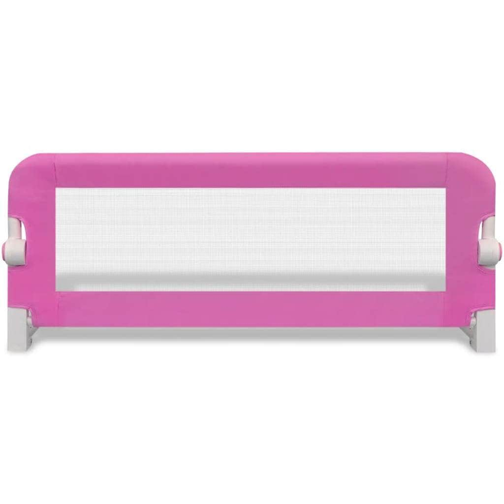 2 pcs Toddler Safety Bed Rail Pink