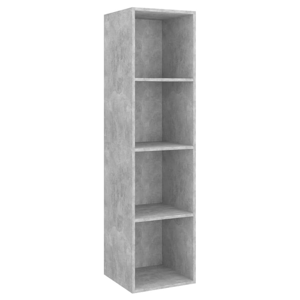 2 Piece TV Cabinet Set Concrete Grey Engineered Wood